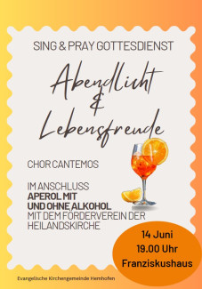 Abendlicht und Lebensfreude