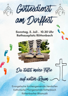 Gottesdienst am Dorffest