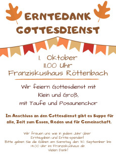 Gottesdienst mit Klein und Groß