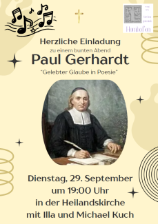 Bunter Abend mit Paul Gerhardt