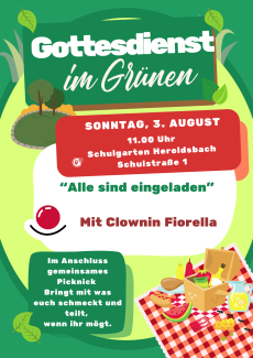 Gottesdienst mit Clownin