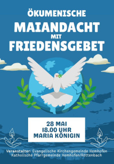 Maiandacht und Friedensgebet