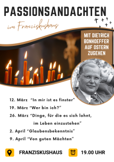 Plakat Passionsandachten