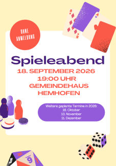 Flyer Spieleabend