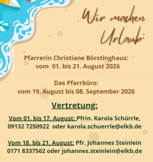Wir machen Urlaub